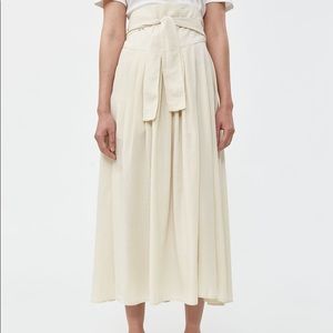 Black Crane Wrap skirt